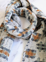 MONSOON CUT SELVEDGE LAMBSWOOL SCARF (SMALLER SIZE)