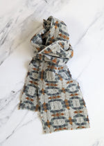 MONSOON CUT SELVEDGE LAMBSWOOL SCARF (SMALLER SIZE)
