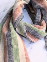 MABEL STRIPE LAMBSWOOL SCARF