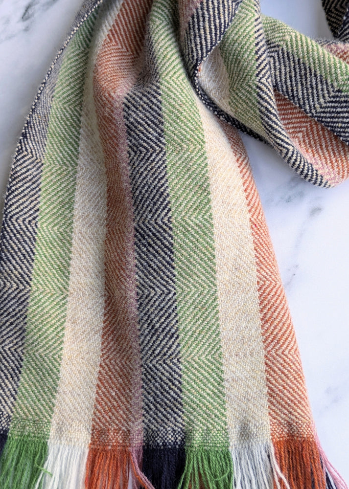 MABEL STRIPE LAMBSWOOL SCARF