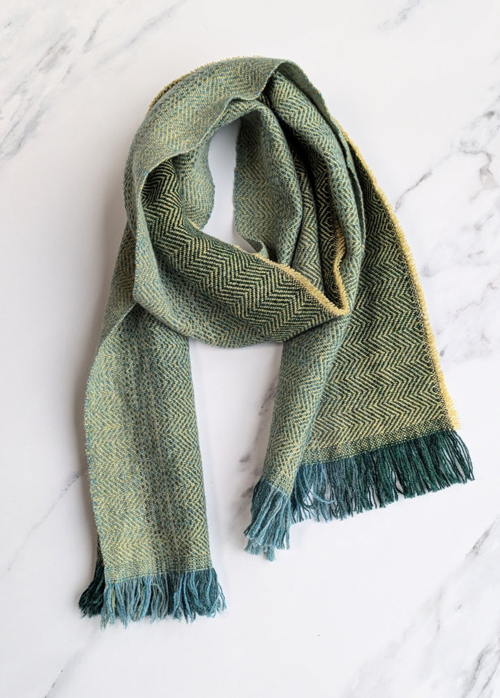 CUT SELVEDGE LAMBSWOOL SCARF (SHORTER LENGTH)