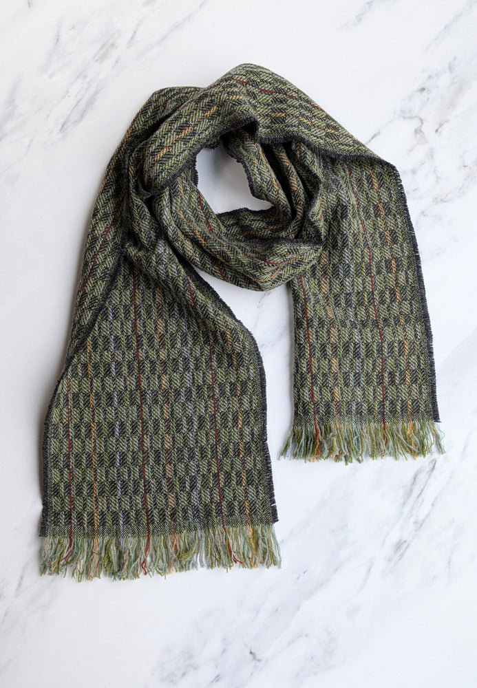 CUT SELVEDGE MERINO LAMBSWOOL SCARF