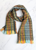 CUT SELVEDGE MERINO LAMBSWOOL SCARF