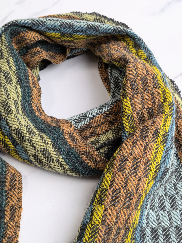 CUT SELVEDGE MERINO LAMBSWOOL SCARF