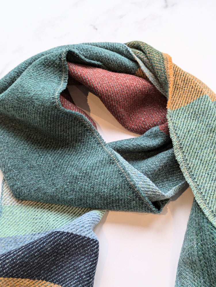 CUT SELVEDGE MERINO LAMBSWOOL SCARF