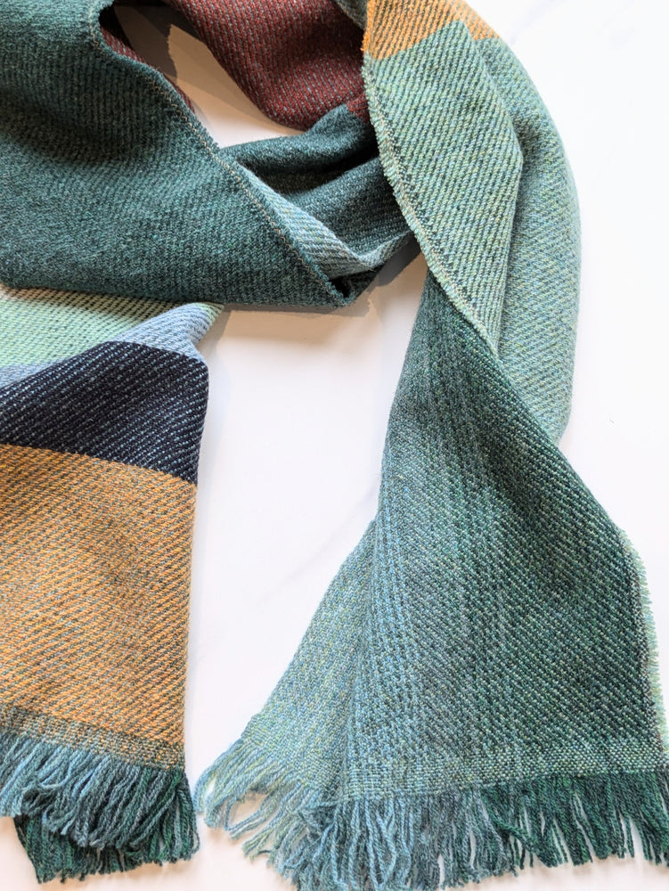 CUT SELVEDGE MERINO LAMBSWOOL SCARF