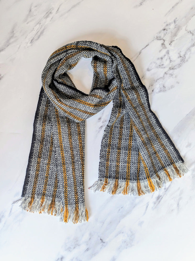 CUT SELVEDGE MERINO LAMBSWOOL & CASHMERE SCARF