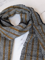 CUT SELVEDGE MERINO LAMBSWOOL & CASHMERE SCARF