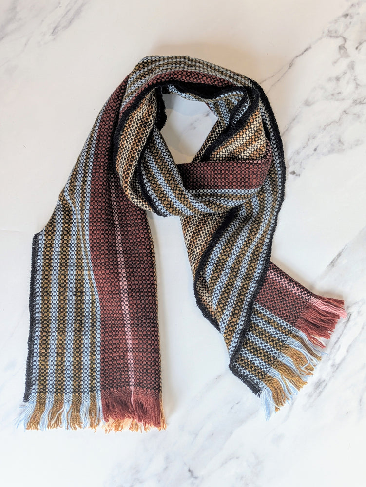 CUT SELVEDGE MERINO LAMBSWOOL & CASHMERE SCARF