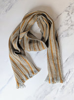 CUT SELVEDGE MERINO LAMBSWOOL & CASHMERE SCARF