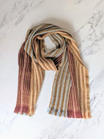 CUT SELVEDGE MERINO LAMBSWOOL & CASHMERE SCARF