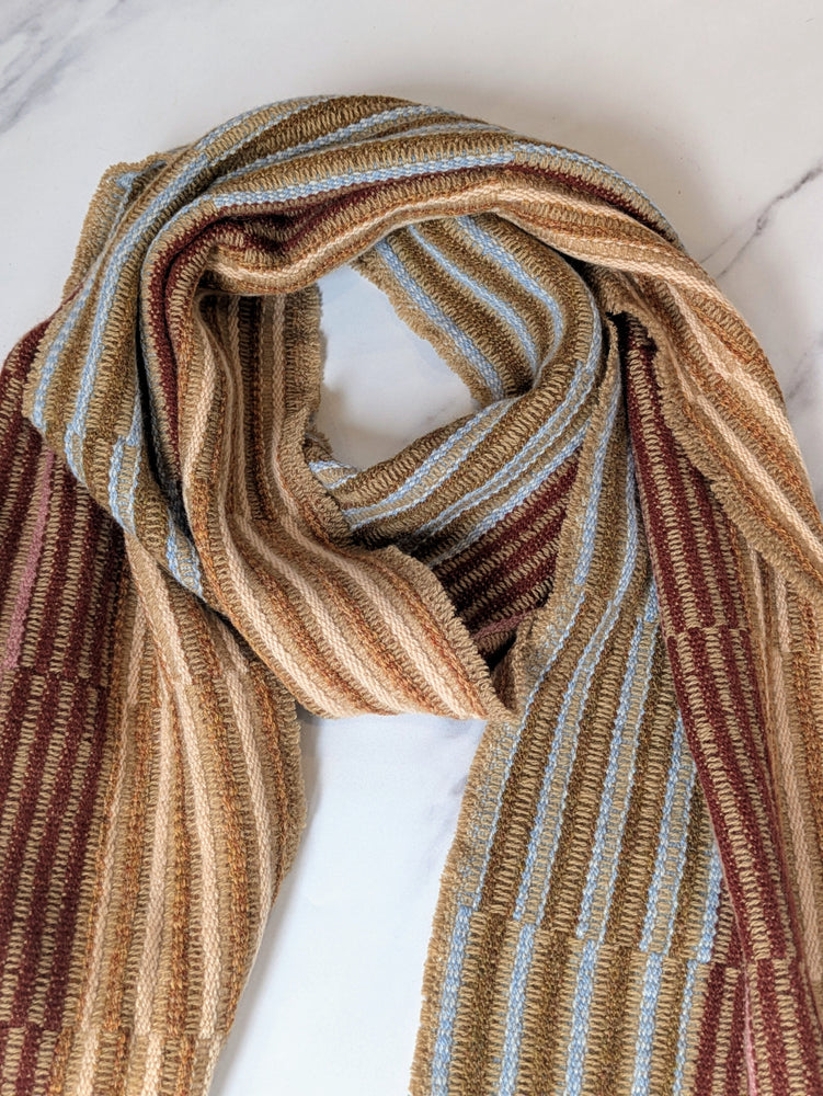 CUT SELVEDGE MERINO LAMBSWOOL & CASHMERE SCARF