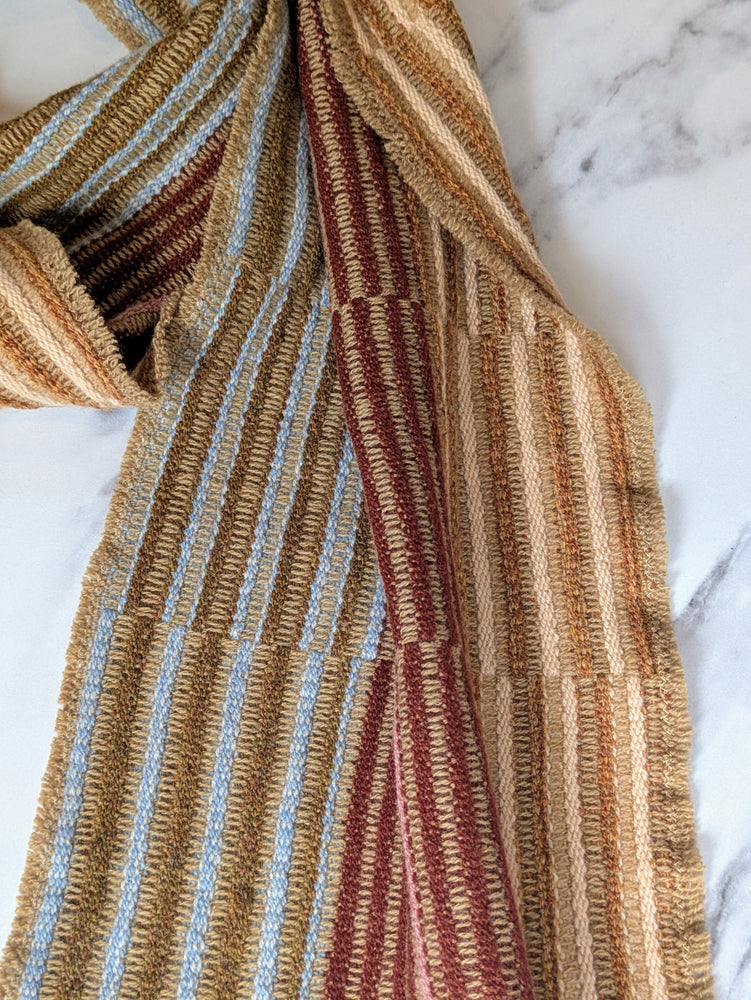 CUT SELVEDGE MERINO LAMBSWOOL & CASHMERE SCARF