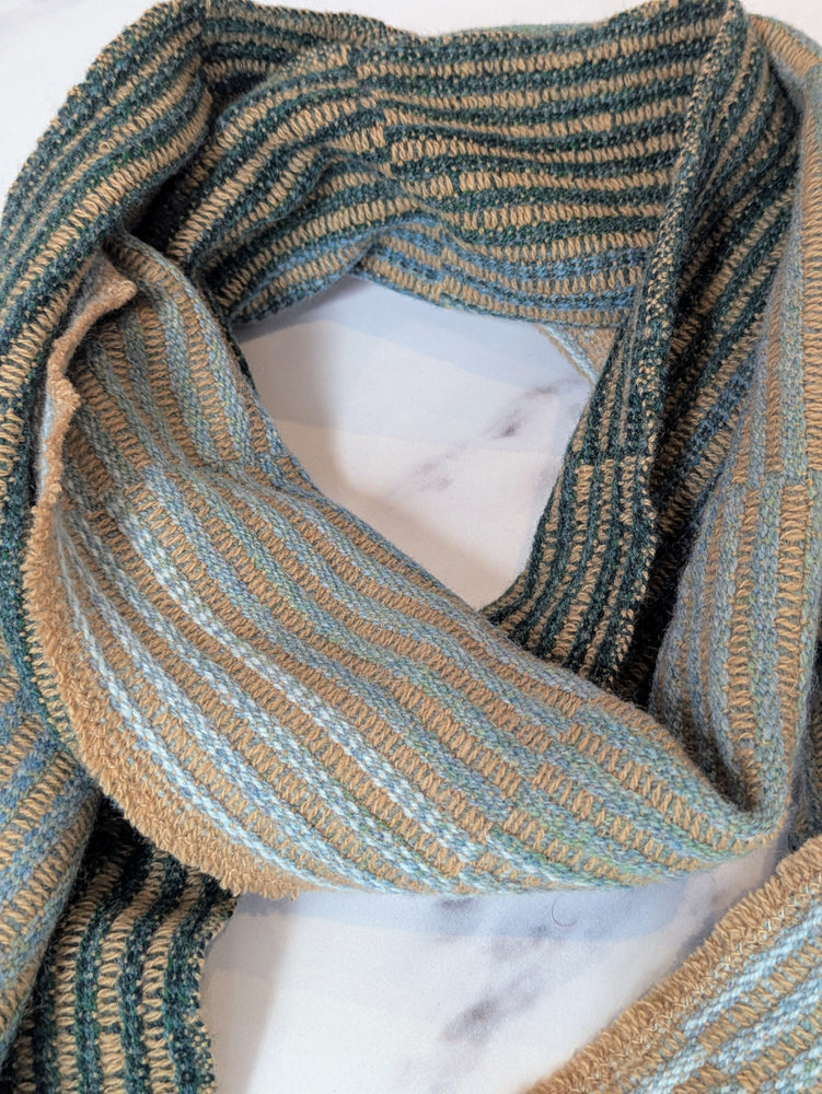 CUT SELVEDGE MERINO LAMBSWOOL & CASHMERE SCARF